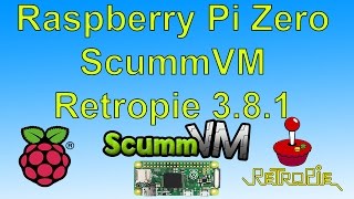 Raspberry Pi Zero ScummVM Retropie 381 [upl. by Seebeck]