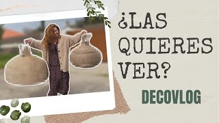 🤔¿QUÉ HAGO con los VLOGS ⁉️  Láminas  Lámparas  Un día en ESTELAMACA STORE 🛒 DecoVlog [upl. by Kirven]