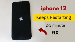 How to fix iphone 12 keeps restarting 23 minutes iphone freezing and restarting fix [upl. by Aenad901]