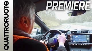 DS 7 Crossback prima prova su strada  Quattroruote Premiere [upl. by Anaimad]