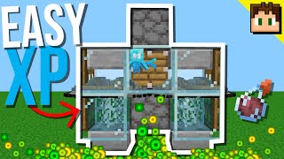 The BEST EASY XP Farm Minecraft Bedrock 121 Tutorial [upl. by Massarelli853]