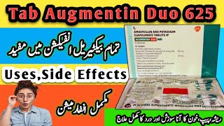 Tablet Augmentin Duo 625mg UsesSide Effects and Contra Indications  Tab CoAmoxiclave 625 mg [upl. by Davilman]