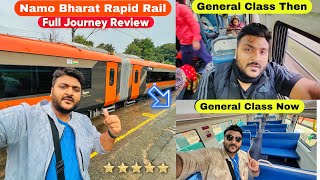 Upgraded General Class Journey  Namo Bharat Rapid Rail Full Journey Review  ₹30 Ticket Fare only [upl. by Kalman]