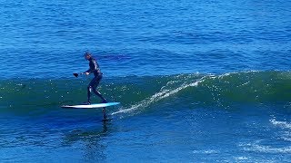 75 Sessions on a Hydrofoil  Learning to Foil Surf [upl. by Lyall]