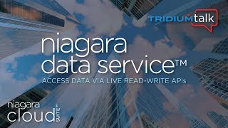 TridiumTalk Access Data via Live ReadWrite APIs with Niagara Data Service August 8 2024 [upl. by Ennairej]