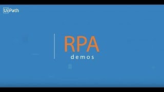 UiPath RPA Demos 🖥🎮 [upl. by Nosaj]