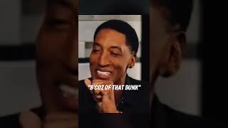 Scottie Pippen Most Disrespectful DUNK 💀 [upl. by Nylhtak683]