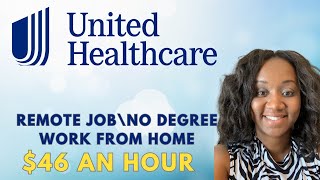 45 AN HOUR UNITED HEALTHCARE CLAIMS SPECIALIST WORK FROM HOME HIGH PAYING ENTRYLEVEL REMOTE JOB [upl. by Camden]