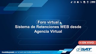 Foro virtual Sistema de Retenciones WEB desde Agencia Virtual [upl. by Goulet]