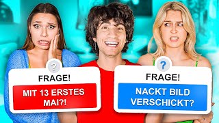 ERSTES MAL MIT 13 🤯 Unangenehme Fragen an Mädchen feat TheresaKirchner lucylacht [upl. by Irena]