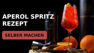 Aperol Spritz Cocktail Rezept Selber Machen 🍸🍊 [upl. by Casie]