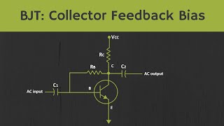 BJT Collector Feedback Bias Explained [upl. by Ekaj]