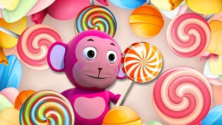 Lollipops Cake Pops  Candy Song  All Babies Channel 3D Kids Songs on HooplaKidz [upl. by Aliakim]