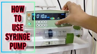 How To Set Syringe Pump  How To Use Syringe Pump  Syringe Pump Kaise Lagaye  Newborn  Nicu [upl. by Eirellav]