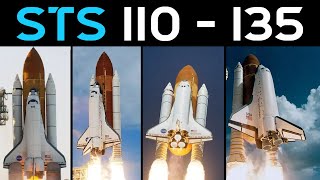 Space Shuttle Launch Compilation STS 110  135 [upl. by Illek]