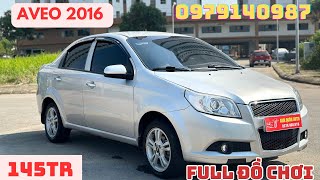 Aveo 2016 tư nhân full đồ chơi xe đẹp sẵn đi chỉ 145tr alo 0346871990 [upl. by Alford]