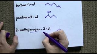 Alcohols  Naming  Properties [upl. by Hutson469]