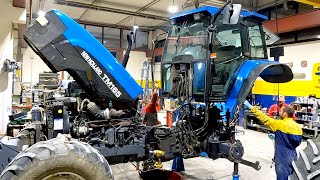 REVISIONE COMPLETA CAMBIO TM165 NEW HOLLAND [upl. by Ivanna]