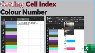 How To Get Color Index Number In Excel excel exceltricks exceltutorial tutorial exceltips [upl. by Eras229]