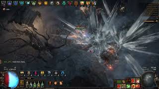 Simulacrum King  Detonate Dead Elemantalist 323 POE [upl. by Alihs]