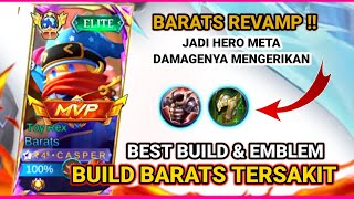 REVAMP BUILD BARATS TERSAKIT 2023 TERKUAT BARATS REVAMP GAMEPLAY TOP GLOBAL MOBILE LEGENDS [upl. by Backer]