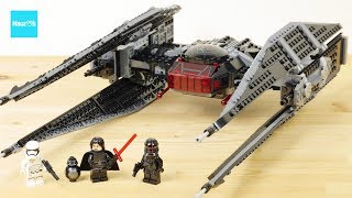 レゴ スター・ウォーズ カイロレンのタイファイター 75179 ／ LEGO Star Wars Episode VIII Kylo Rens Tie Fighter 75179 [upl. by Sabella]