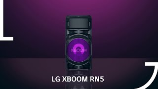 Minicomponente LG XBOOM RN5  Todo en uno para tener la mejor fiesta [upl. by Atiuqaj]