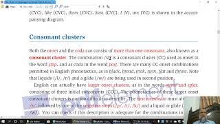 Syllables and consonant clusters phonology in Urdu amp English Lecture 11 Intro to linguistics bs 2 [upl. by Ayad]