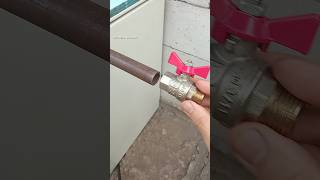 DIY plumbing basics How to securely connect a faucet to a metal pipe without threads shrots diy [upl. by Niraj]