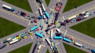 Ultimate Cities Skylines 2 Traffic TestI was SHOCKED at the Results [upl. by Aissatan]