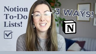3 Ways to Create Notion ToDo Lists  Managing Tasks in Notion with Linked Databases amp Filters [upl. by Rooke]