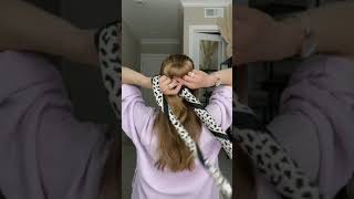 EASY HEAD SCARF HAIRSTYLE [upl. by Annairda]