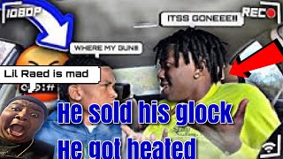 Davell slime React to  Cory boy I STOLE Lii Raed GUN PRANK HE GOT HEATED😱😡Reaction [upl. by Drolyag]