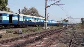 Compilation Of Railfanning At One Of Mumbais High Speed Station [upl. by Scandura]