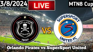 Orlando Pirates Vs SuperSport United Live Match Today [upl. by Ahsenar]