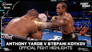 Anthony Yarde back with a big KO  Anthony Yarde v Stefani Koykov  Official Fight Highlights [upl. by Beltran501]