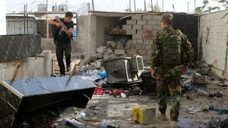 Six People Killed in Suicide Bombing Outside Baghdad [upl. by Shanks186]