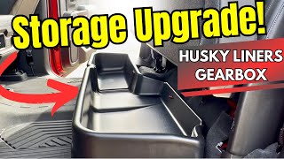 Husky Liners GearBox Storage Box  Huge Difference [upl. by Aikam]