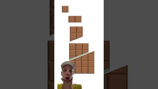 Infinitechocolate trick reaction puzzle maths animation reaction chocolate mindillusion [upl. by Jones854]