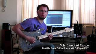 Suhr Standard Custom Demo  Tom Quayle [upl. by Arej]