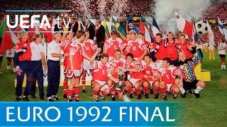 Denmark v Germany UEFA EURO 92 final highlights [upl. by Wayland]