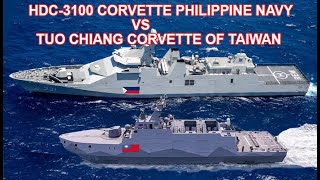 HDC3100 Corvettes of Philippine Navy vs Tuo Chiang Corvettes of Taiwan Navy ang HDC3100 corvettes [upl. by Tiffany]