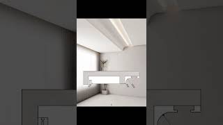 Ceiling Design Ideas to hide beams in interior design drawing interiordesign instagram shorts [upl. by Leihcar]