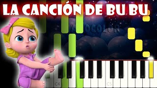 La Canción de Bu Bu Piano Cover  Tutorial  Karaoke [upl. by Atteroc371]