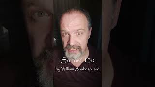 Sonnet 130 by William Shakespeare poetry shakespearesonnet [upl. by Vinnie]