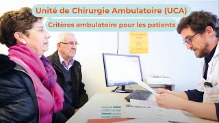 Parcours ambulatoire Hôpital SaintJoseph  Critères pour lambulatoire [upl. by Lebasi930]