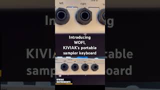 Introducing kiviakinstruments9665 new WOFI portable lofi sampler keyboard at KnobSession MTL [upl. by Sirron240]