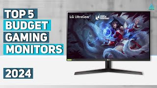 Best Budget Gaming Monitor 2024  Top 5 Best Cheap Gaming Monitors you Should Buy in 2024 [upl. by Brita391]