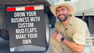 Make Your Own Mud Flaps  Grow Your Business With Custom Made Mud Flaps  Great For Small Businesses [upl. by Millur]