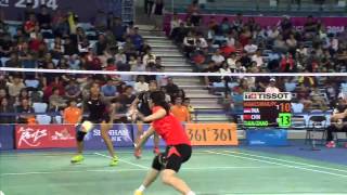 HD SF  2014 Asian Games  WD  GPOLII  NKMAHESWARI vs TIAN Q  ZHAO YL [upl. by Patrizia]